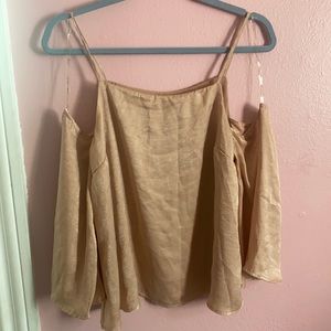 Champagne Colored Haute Monde top